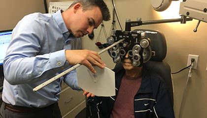 Low vision optometry